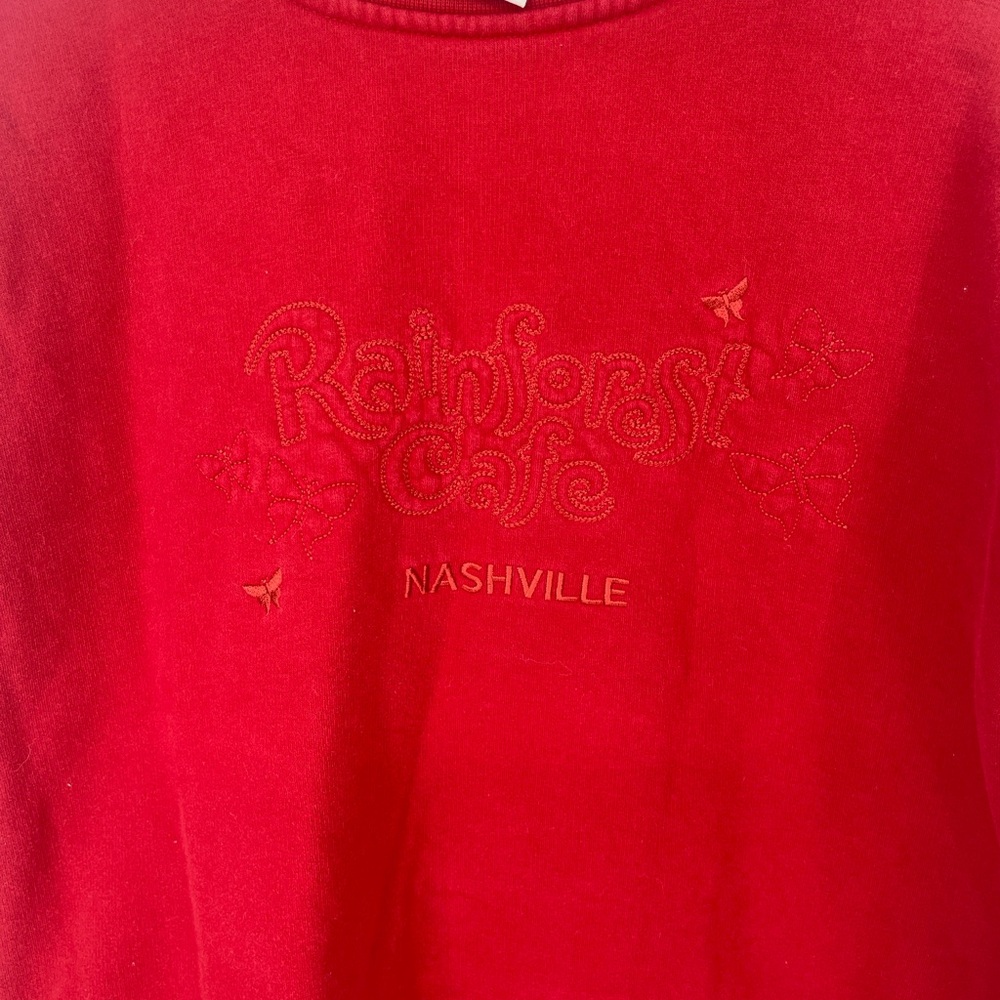 RAINFOREST Bold Red‎ Sweatshirt Nashville